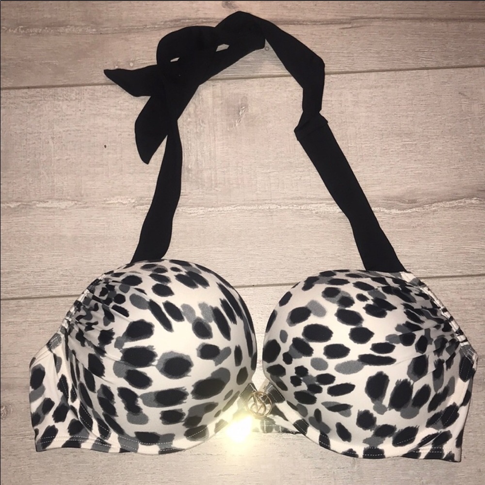 Victoria’s Secret Leopard padded bikini top 36C